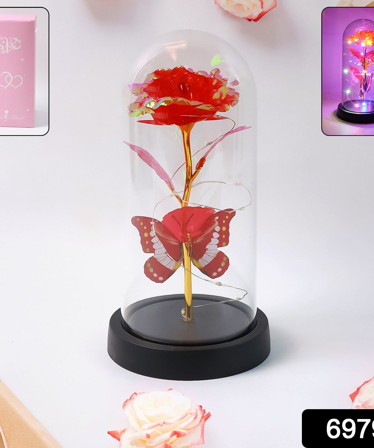 Lumi Petal Decorative Rose