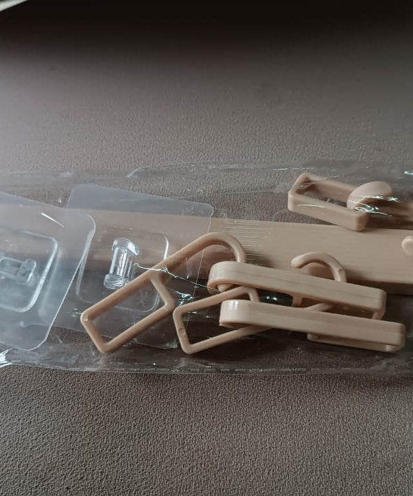 Self-Adhesive 6-Hook Wall Hanging Rack (1 Pc)