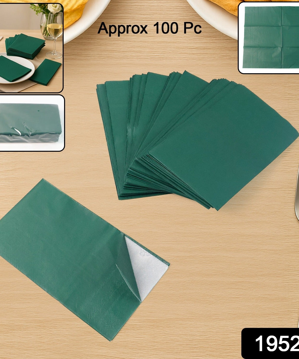 100 Pcs Tissue Paper Napkin Set