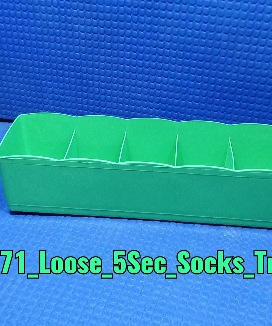 Plastic bead organizer with clear sections and dividers for optimal storage.