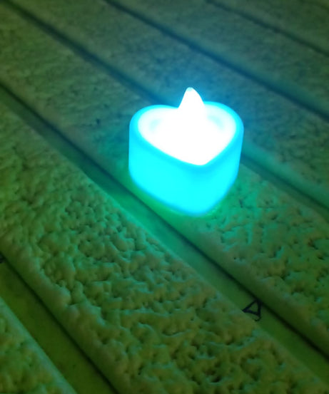 LED Tealights, Smokeless Plastic Decorative Candles, Diwali (Pack Of 1 / Multicolor)