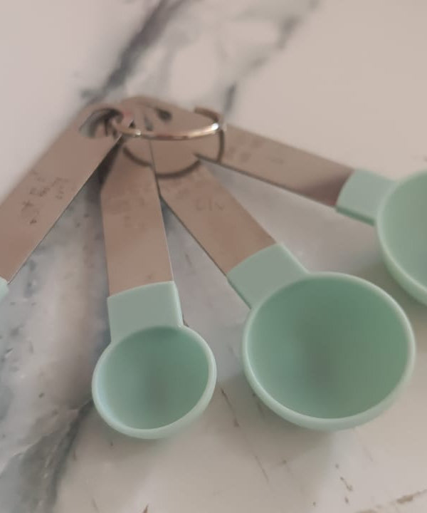 Premium Measuring Spoon Set with Stainless Steel Handles 4-Piece