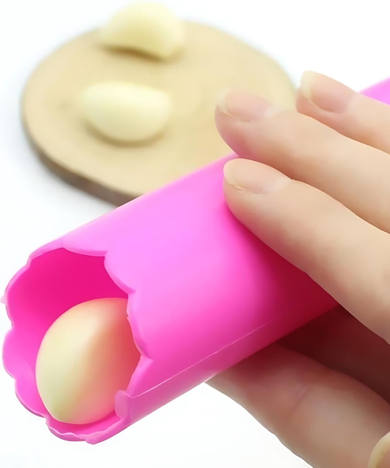 Silicone Garlic Peeler Tube Easy Hand Roller Peeling Tool (1 Pc)