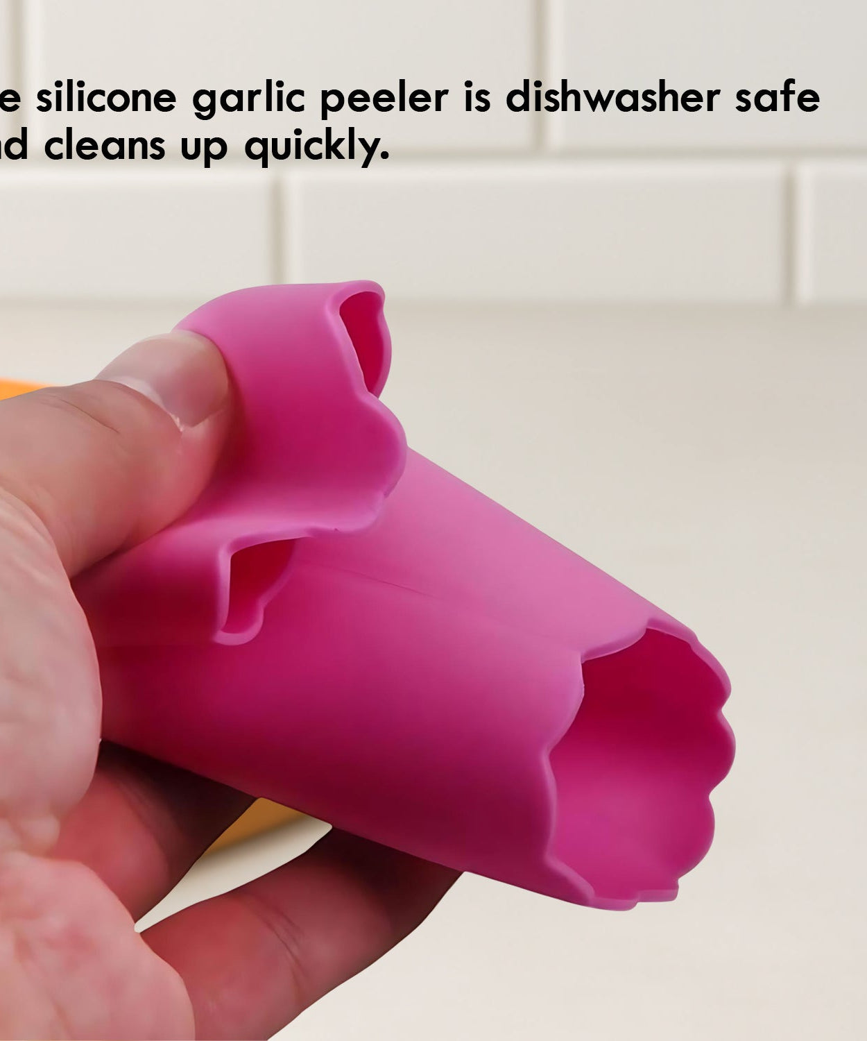 Silicone Garlic Peeler Tube Easy Hand Roller Peeling Tool (1 Pc)