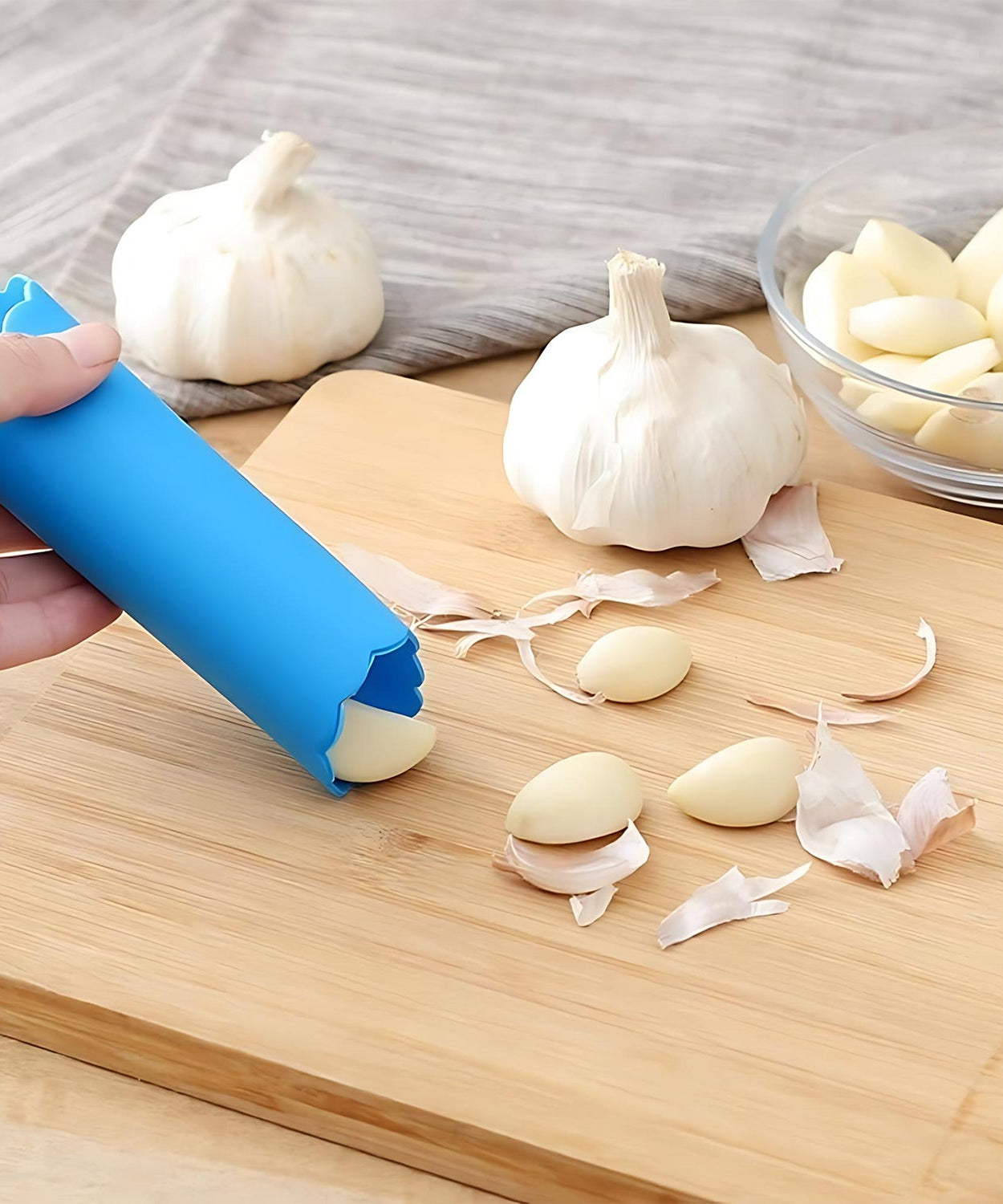 Spiral Roll Garlic Skin Peeler
