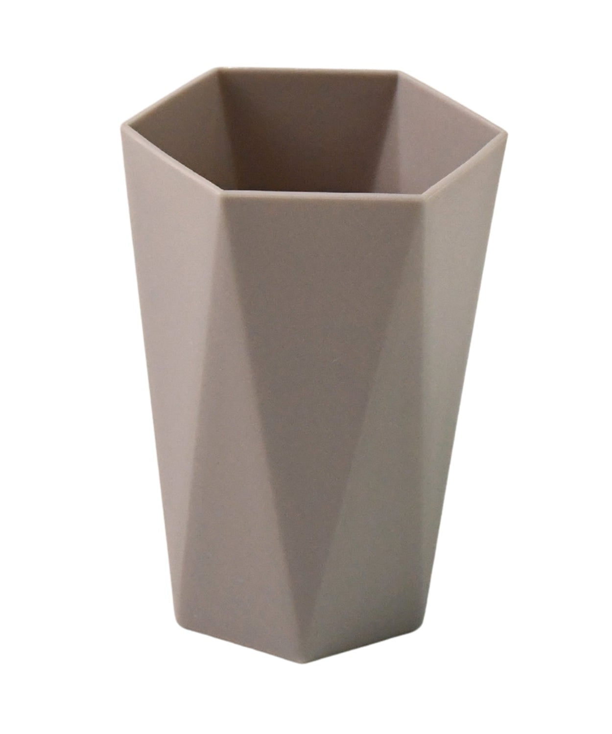 Hexagon Design Plastic Water Glass