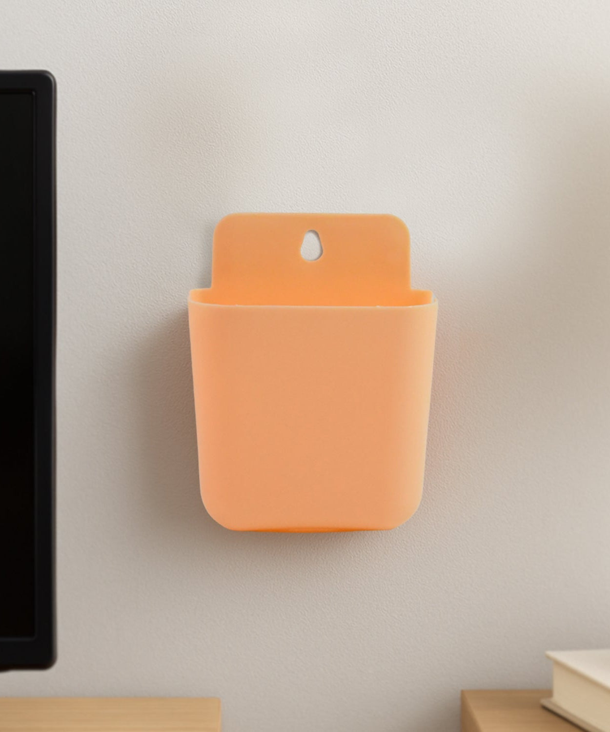 Multi Purpose Wall Mounted Plastic Storage Pocket (1 Pc)