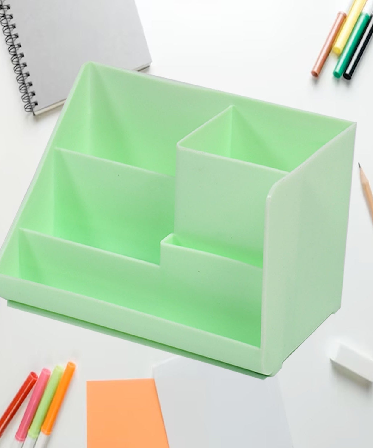 Desk organizer with multiple compartments