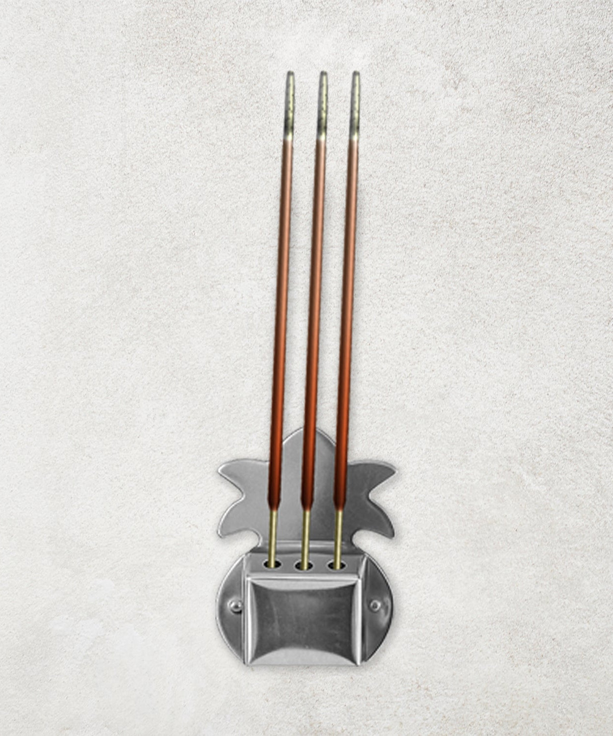 Wall-Mount Metal Incense Stick Holders (3 Pc)