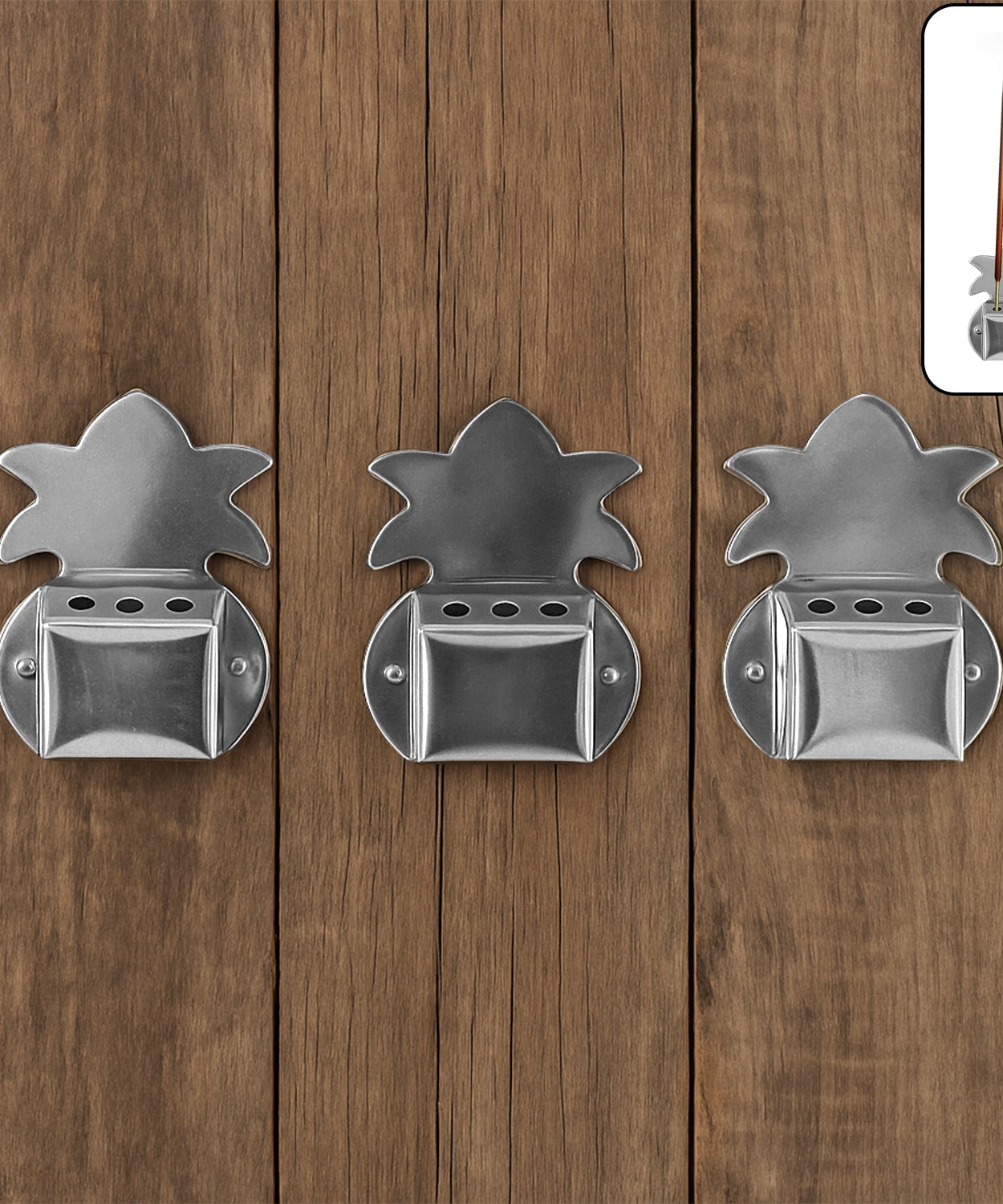 Wall-Mount Metal Incense Stick Holders