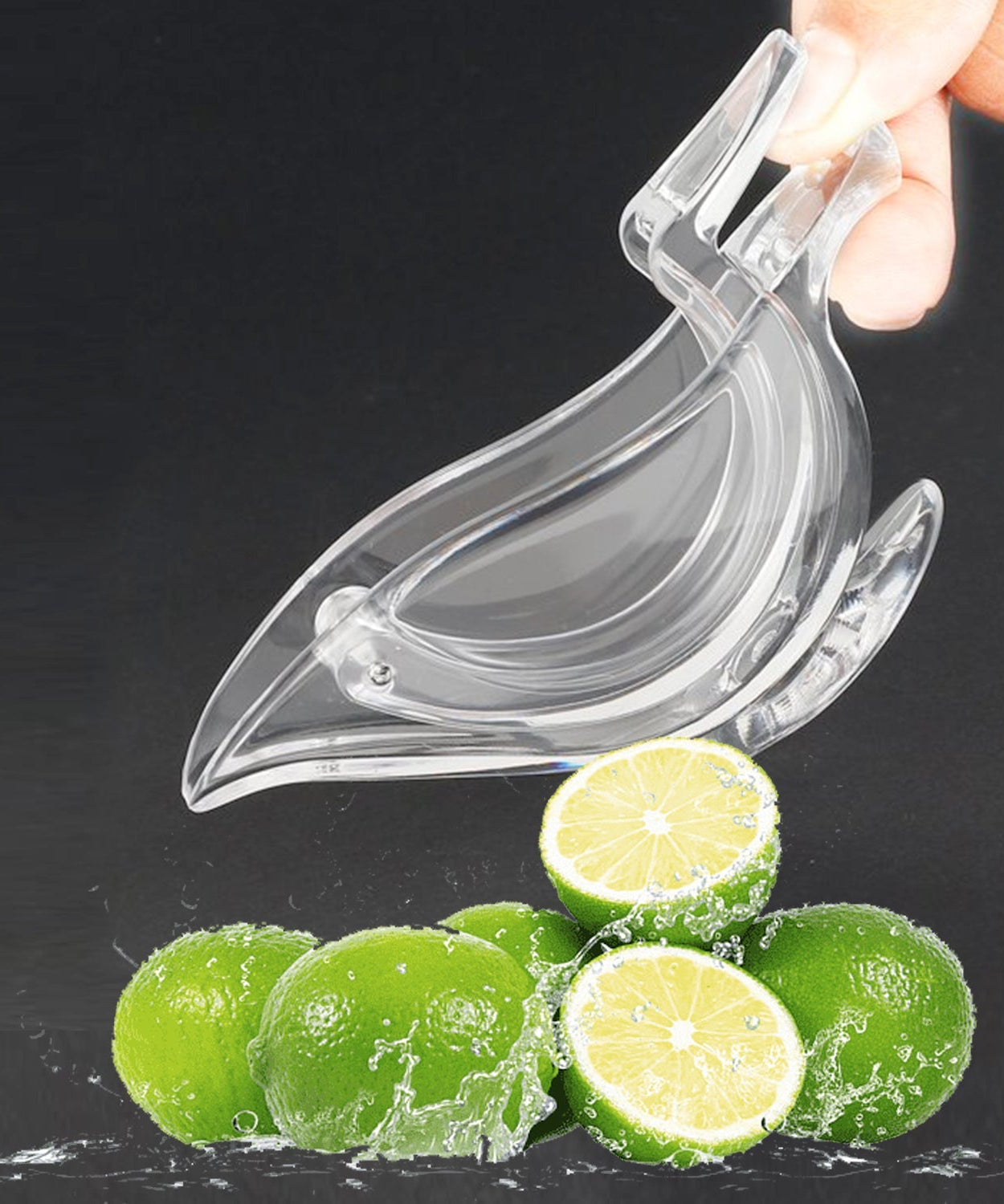 Bird-shaped manual juicer for kitchen use