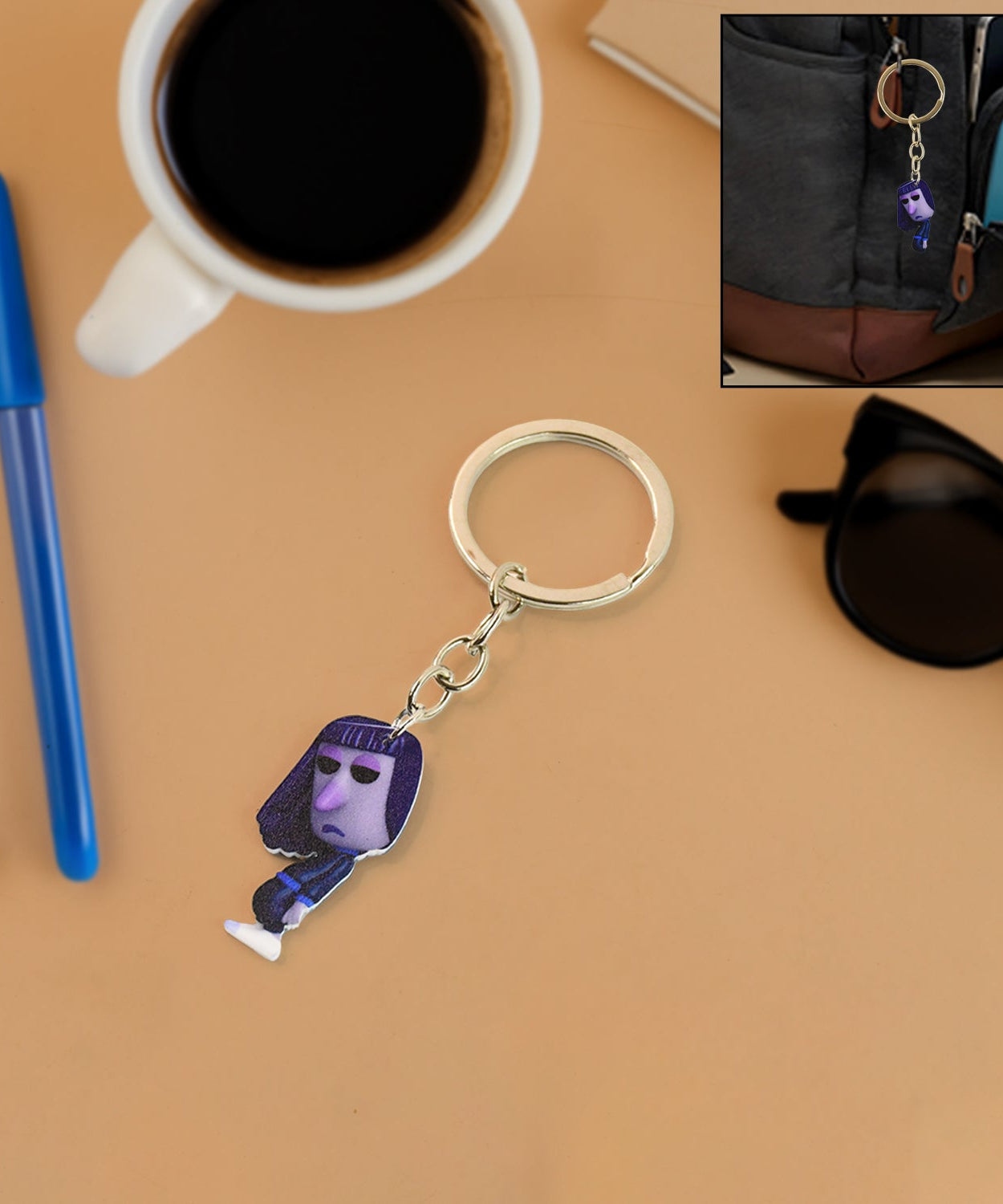 Mini Cartoon Character Keychain