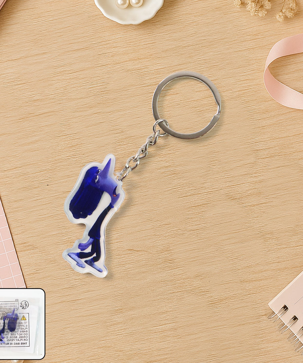 Fun Expression Acrylic Keychain 