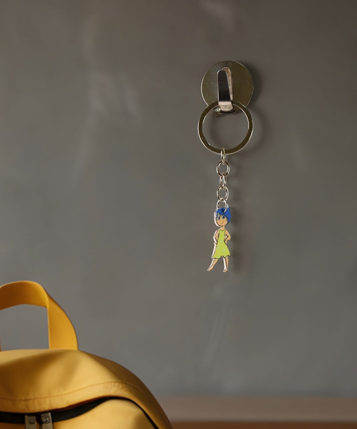 Designer Cartoon Girl Keychain 