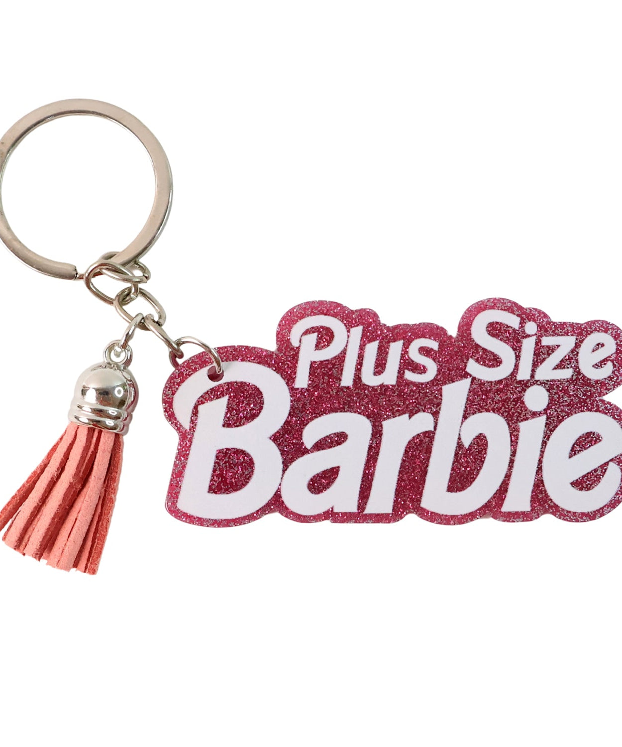 Trendy Text Keychain