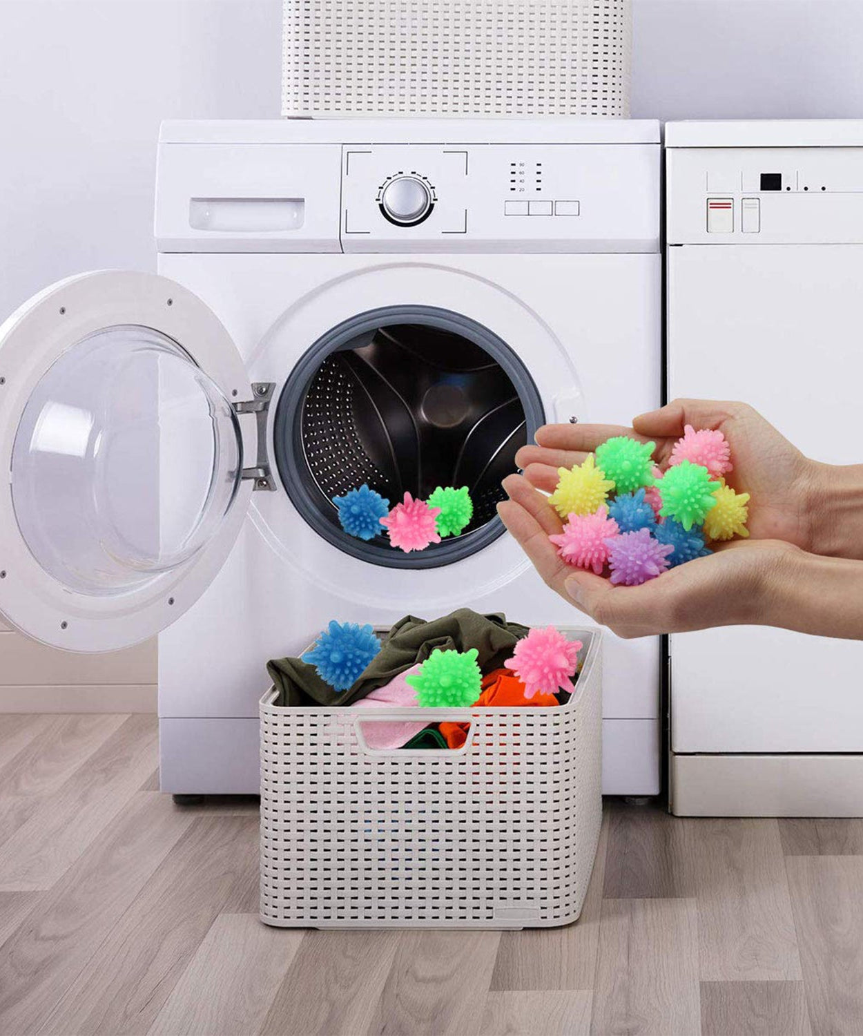 Reusable Laundry Washing Balls (mix Color / 50 Pcs Set)