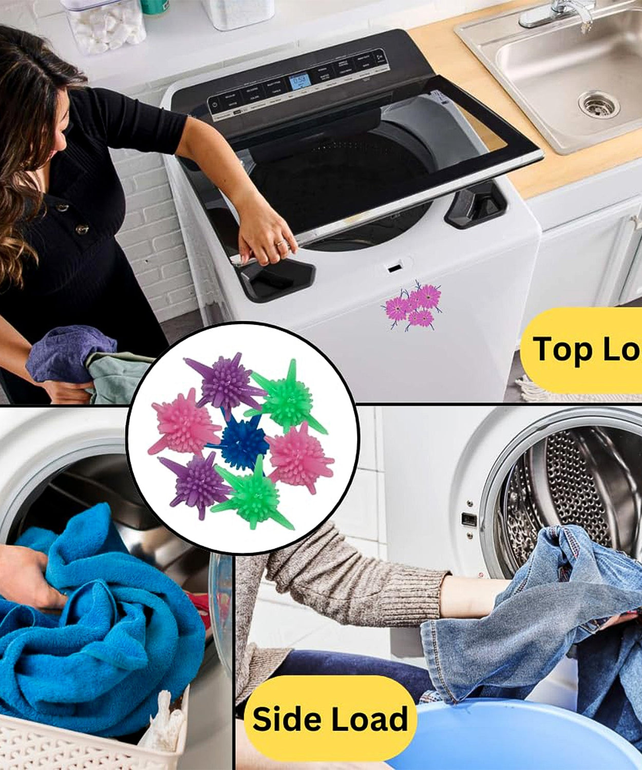 Anti-Tangle Laundry Balls 