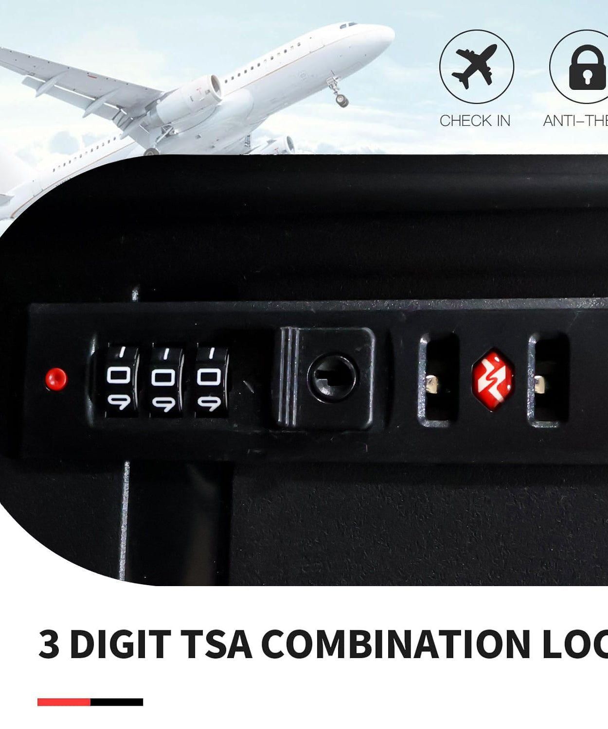 Mix Color Hard-Shell Luggage Trolley 4-Pc (set)