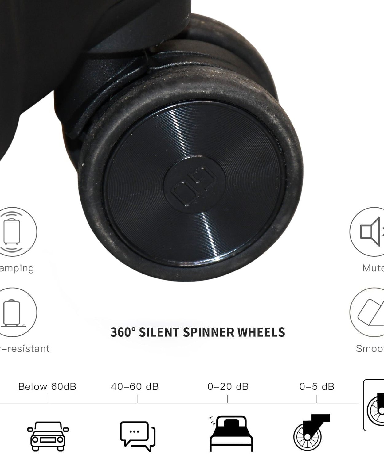 Mix Color Hard-Shell Luggage Trolley 4-Pc (set)