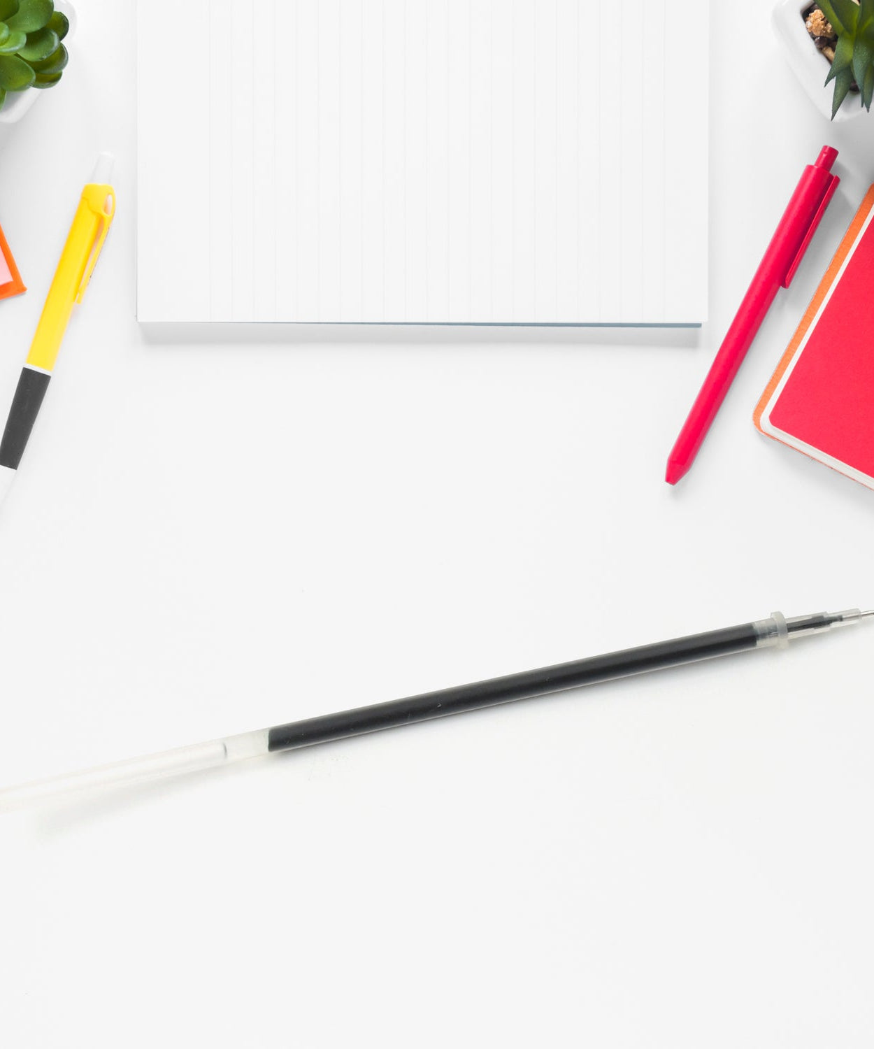 Black Pen Refill All Round Ball Pen Refill Smooth Writing Pen Refill all Pen Suitable (1 Pc)