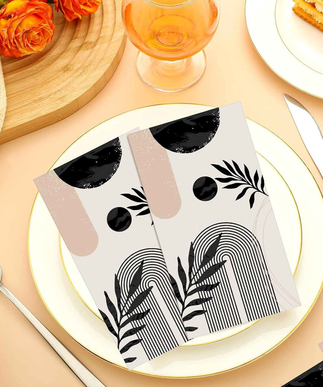 Premium Disposable Paper Napkins Approx 100 Pcs