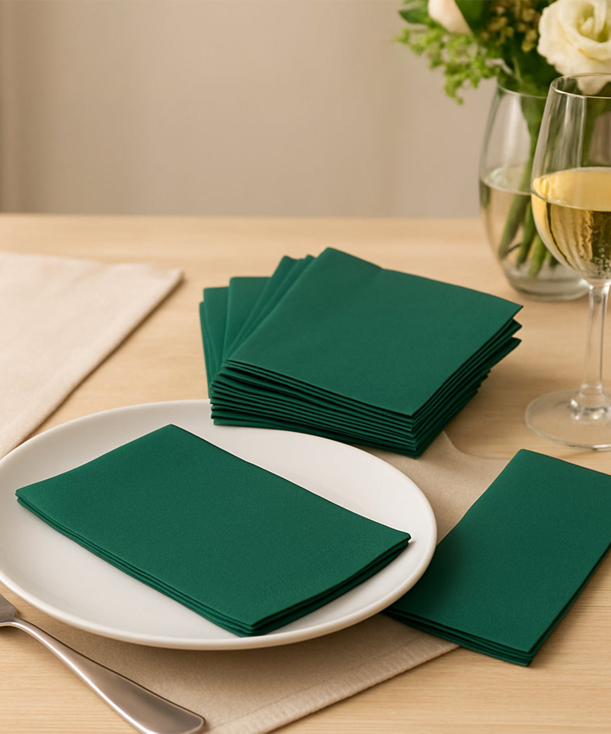 Disposable Paper Napkins Approx 100 Pcs