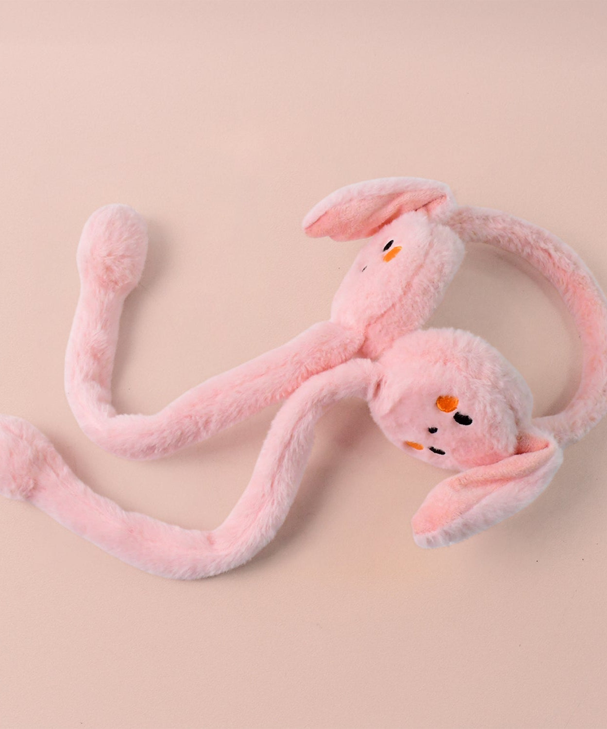 Cute Bunny Ear Jumping Plush Ear Warmers