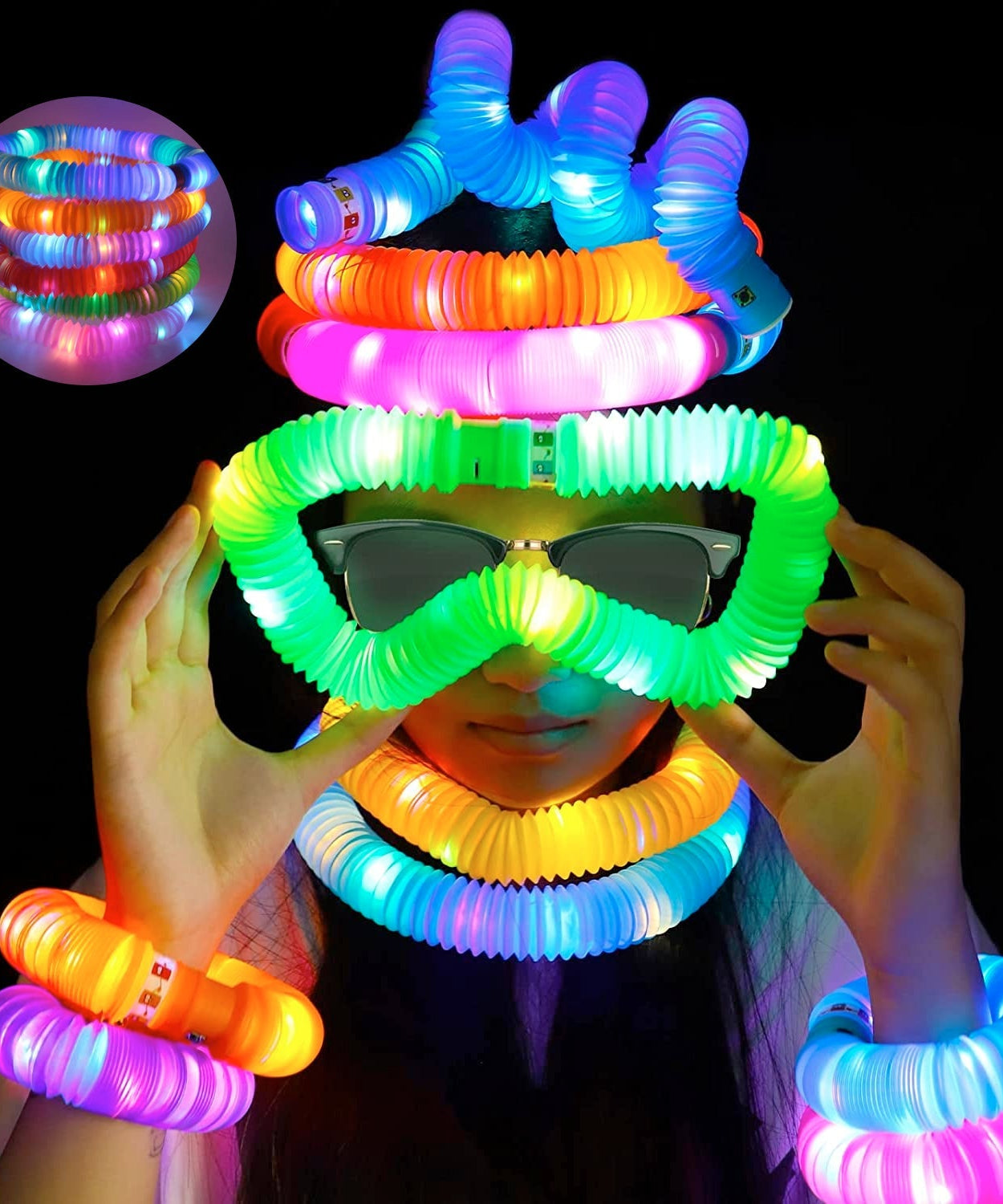 Fun sensory tubes for autism and anxiety relief