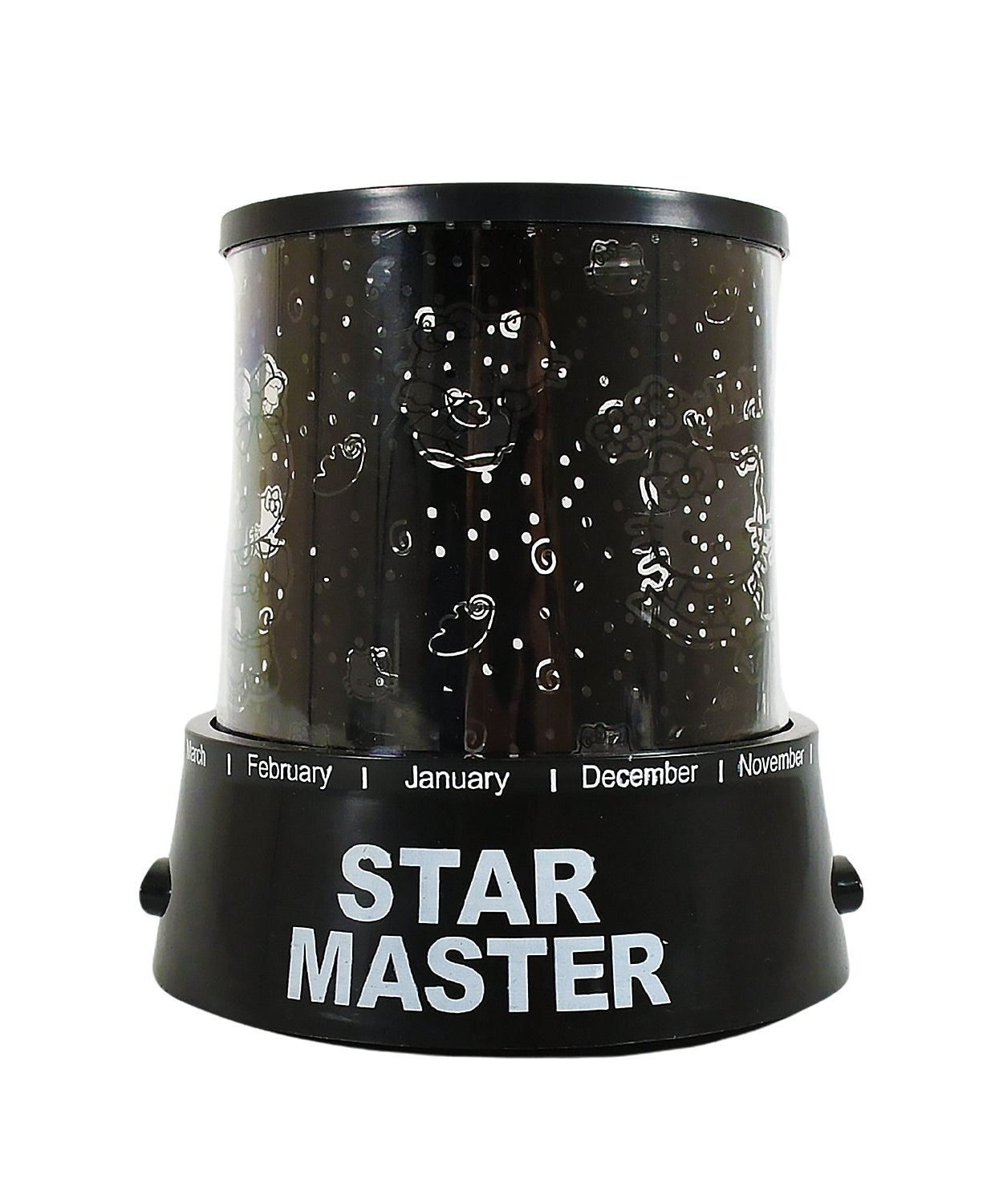 LED Projector Night Light Amazing Lamp, 3 Battery operated lamps, Rotation With the music Function, Master for Kids Bedroom Home Decoration Night Romantic Gift (Battery Not Included / 1 pc)