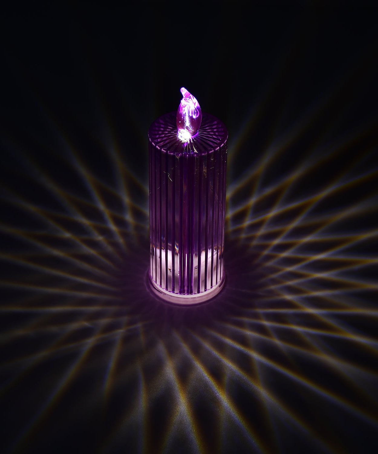 Big Simple Candles for Home Decoration, Crystal Candle Lights, Diwali (Multicolor)