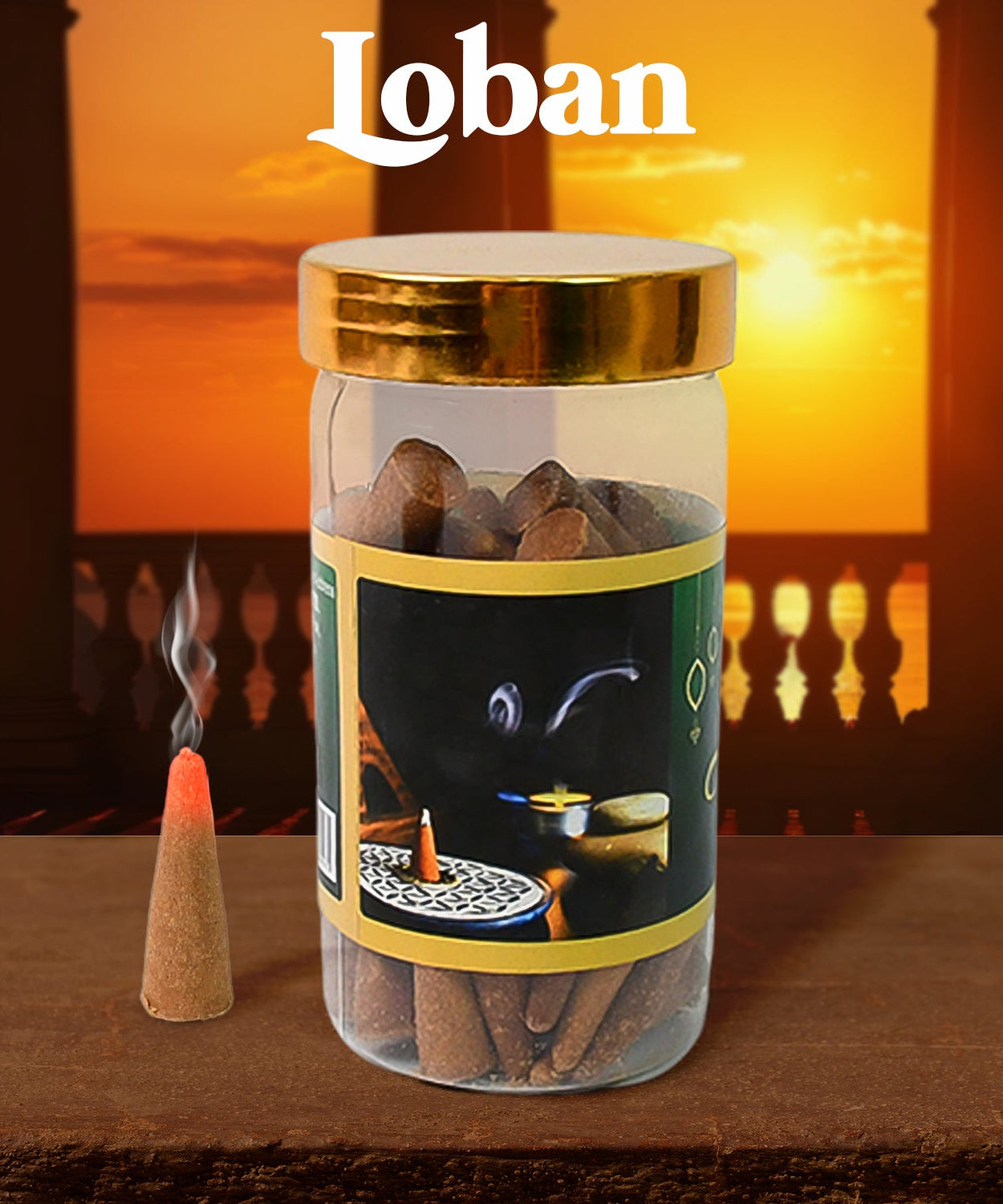 Mix Flavour Dhoop Cones, Premium Dhoop (120 GM/ Mix/ 1pc)