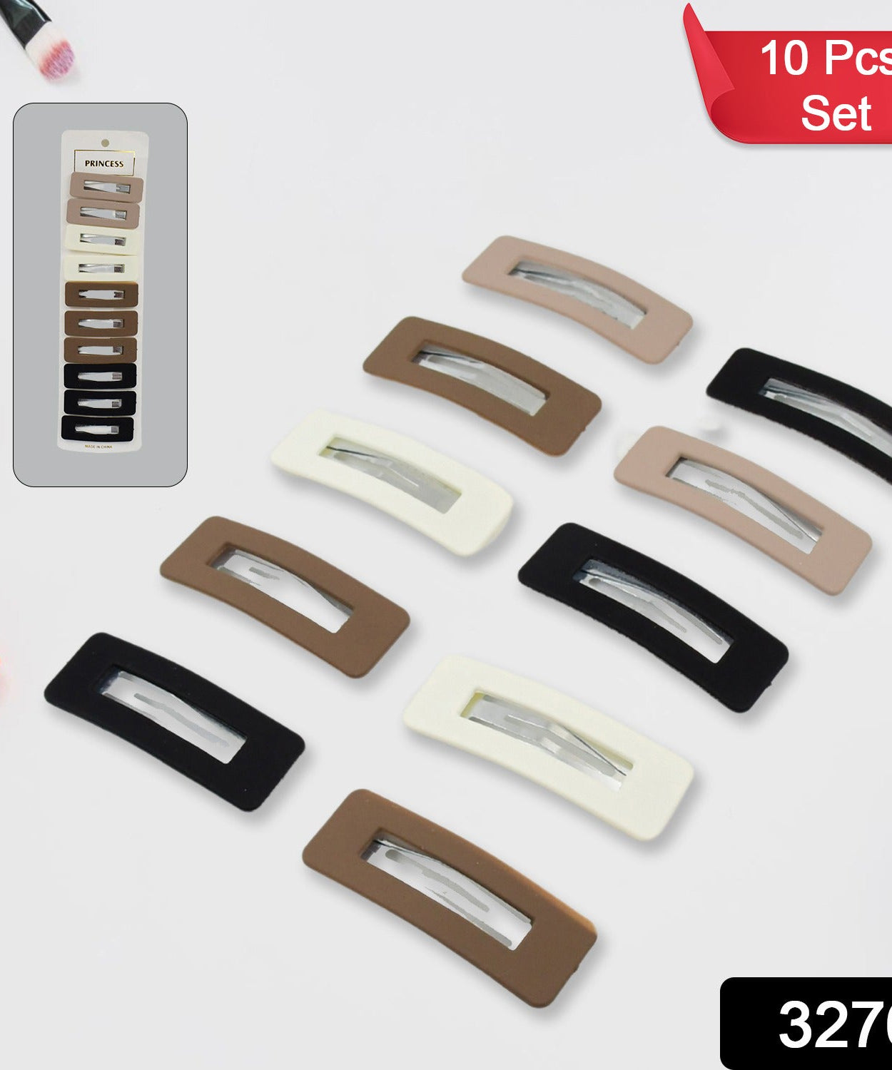 Multicolour & Design Hair Clip Set