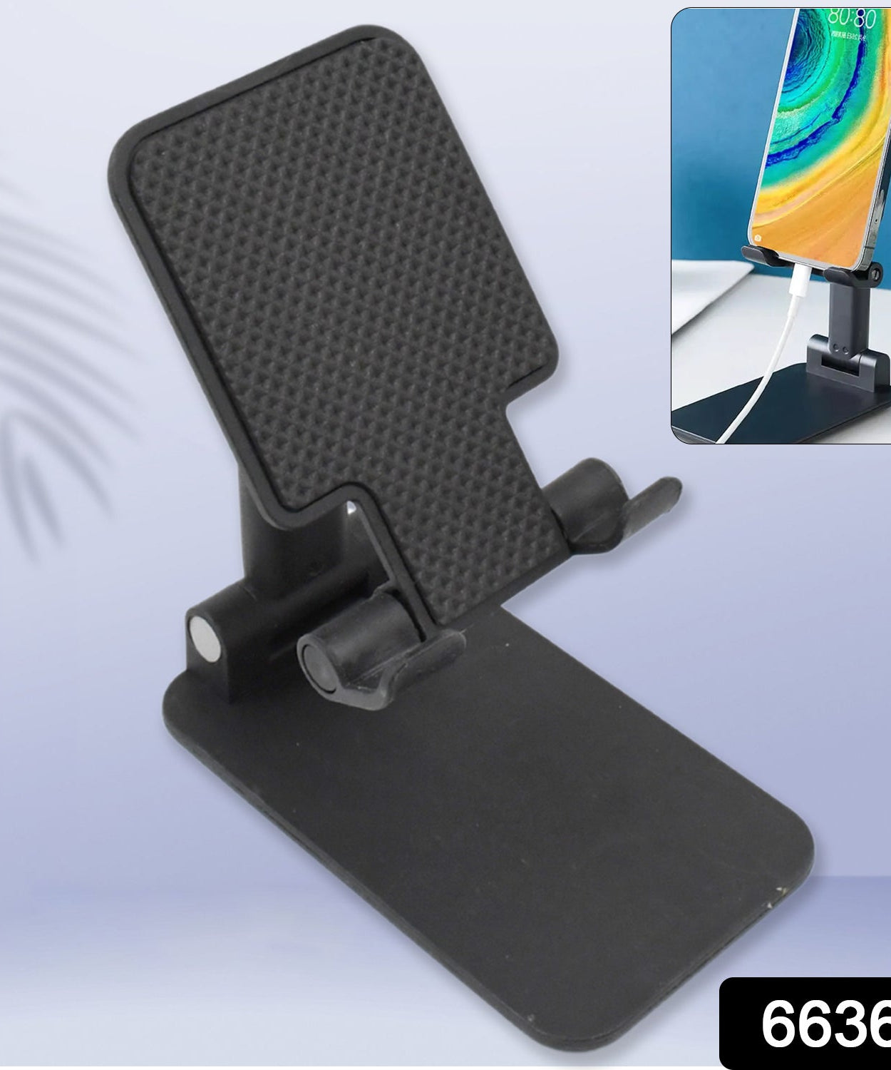 DESKTOP CELL PHONE STAND PHONE HOLDER FULL 3-WAY ADJUSTABLE PHONE STAND FOR DESK HEIGHT + ANGLES PERFECT AS DESK ORGANIZERS AND ACCESSORIES