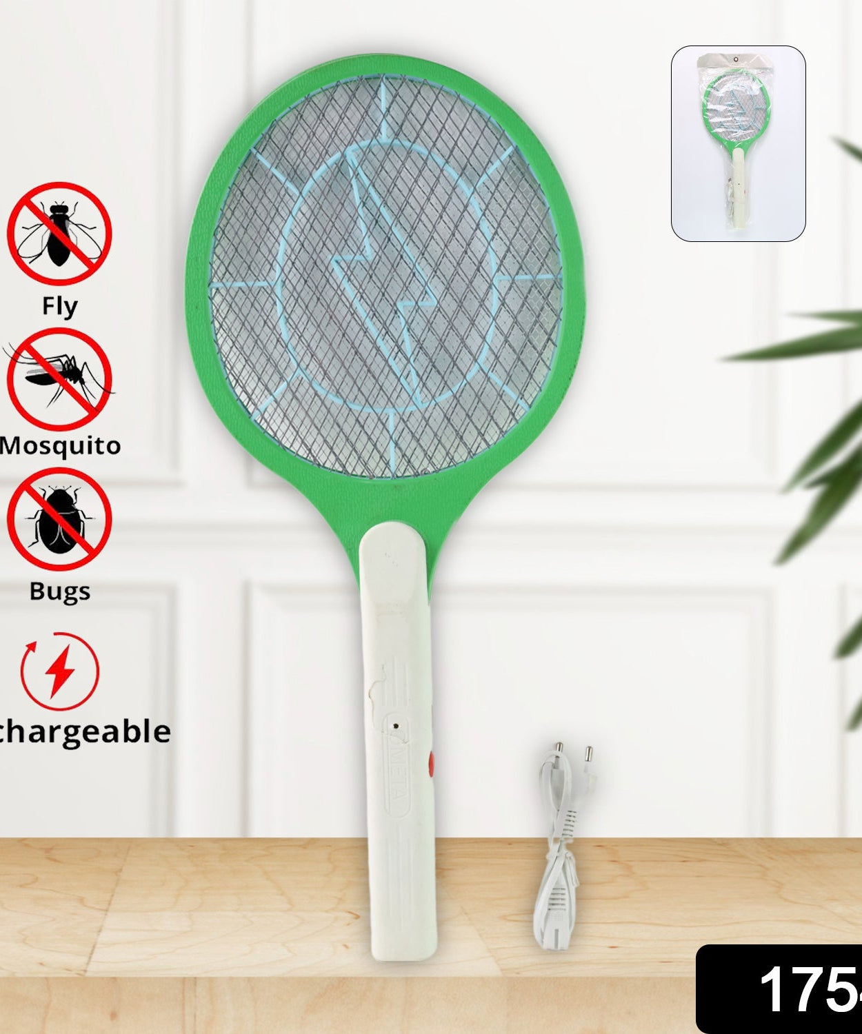 Mosquito Killer bat Electric Rechargeable swatter Killing Racket / Zapper Insect Killer