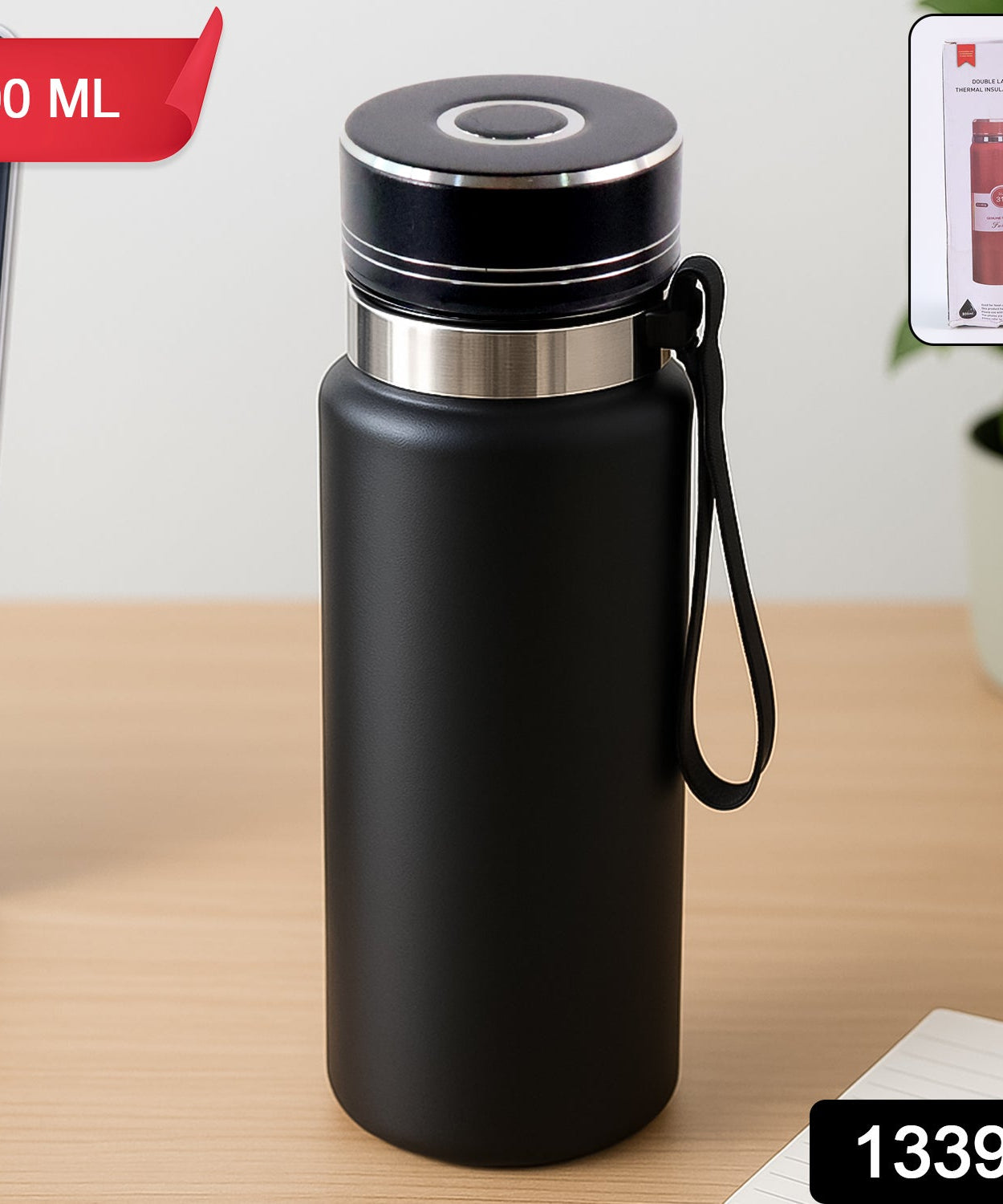 Double Stainless Steel Wall Flask Vacuum Insulated Water Bottle (800 ML)