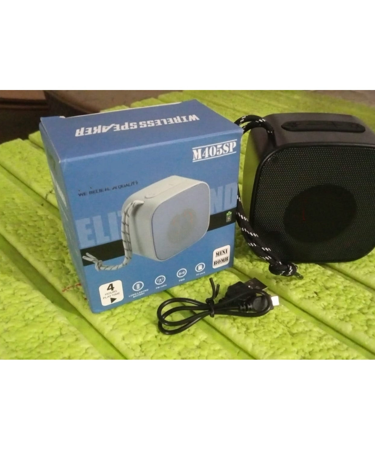 Portable Mini Wireless Bluetooth Speaker (Multicolor / Pack of 1)