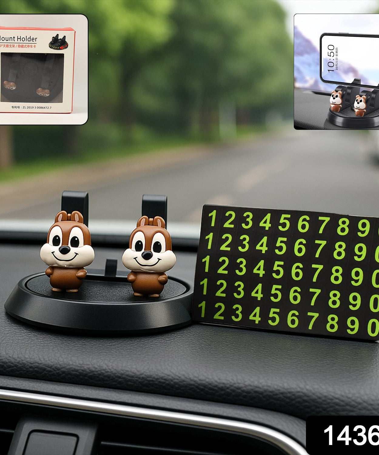 Multipurpose Car Dashboard Mobile Phone Holder Stand 