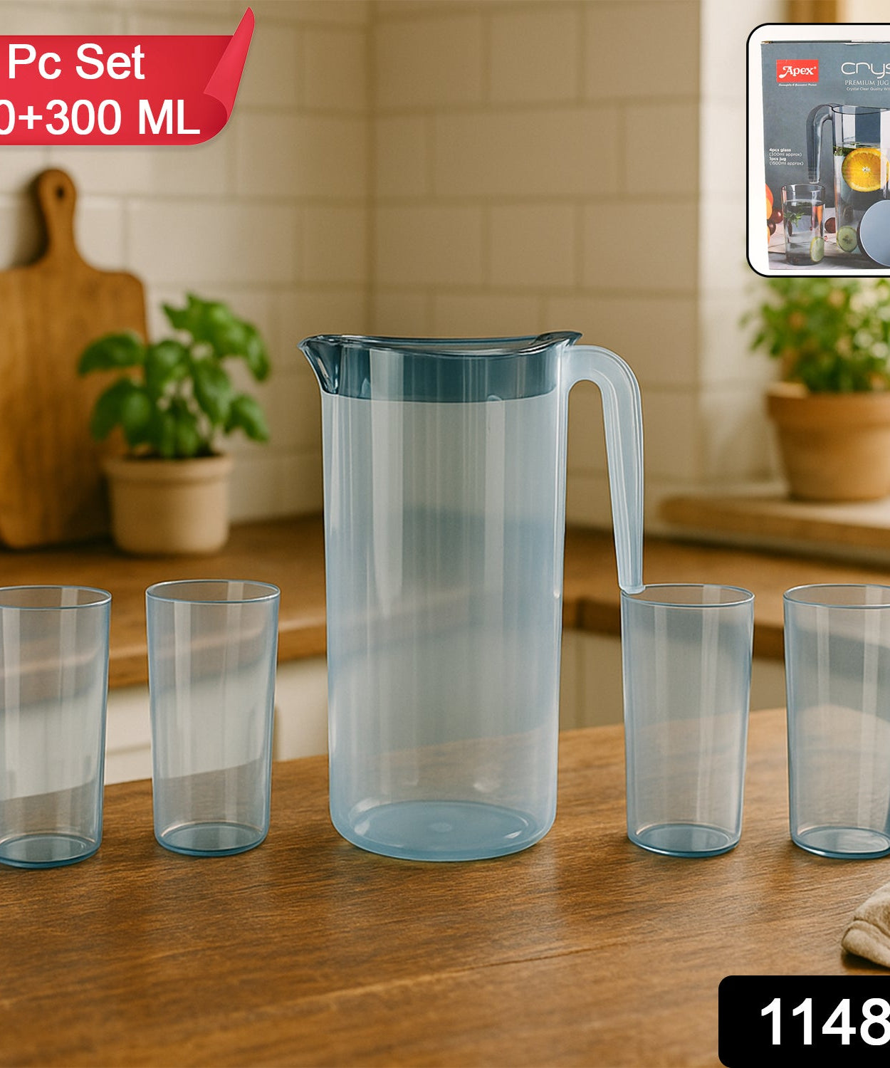 Apex Cozy Savor Crystal Glass Set