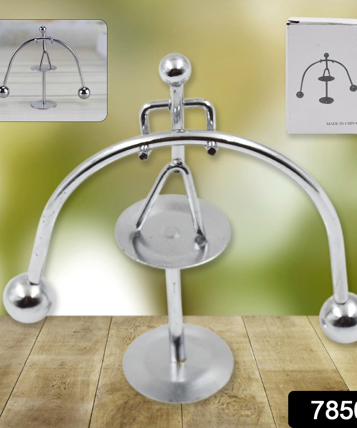 Desk decor perpetual motion mini steel balance toy
