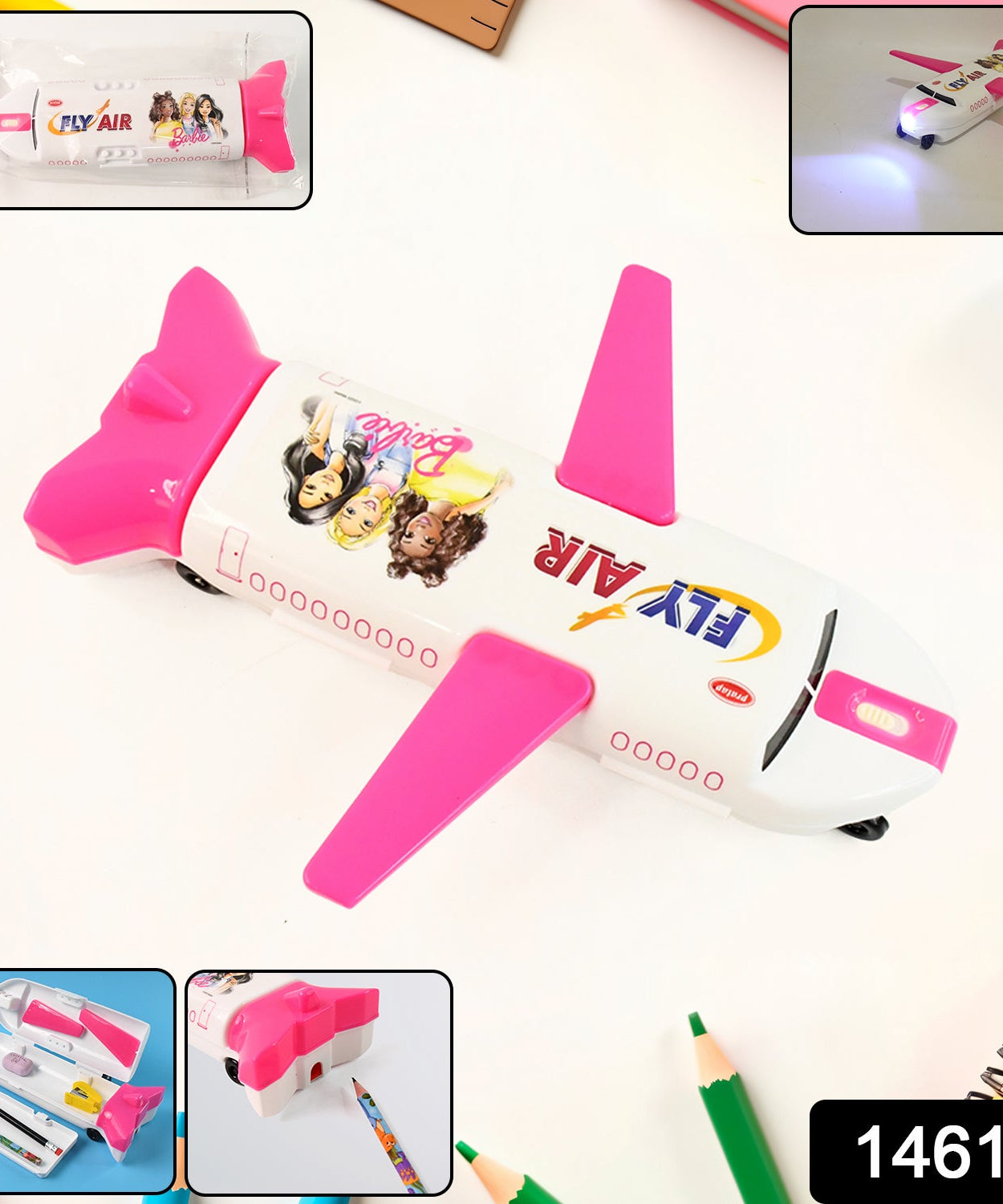 Airplane Shape Kids Compass Box