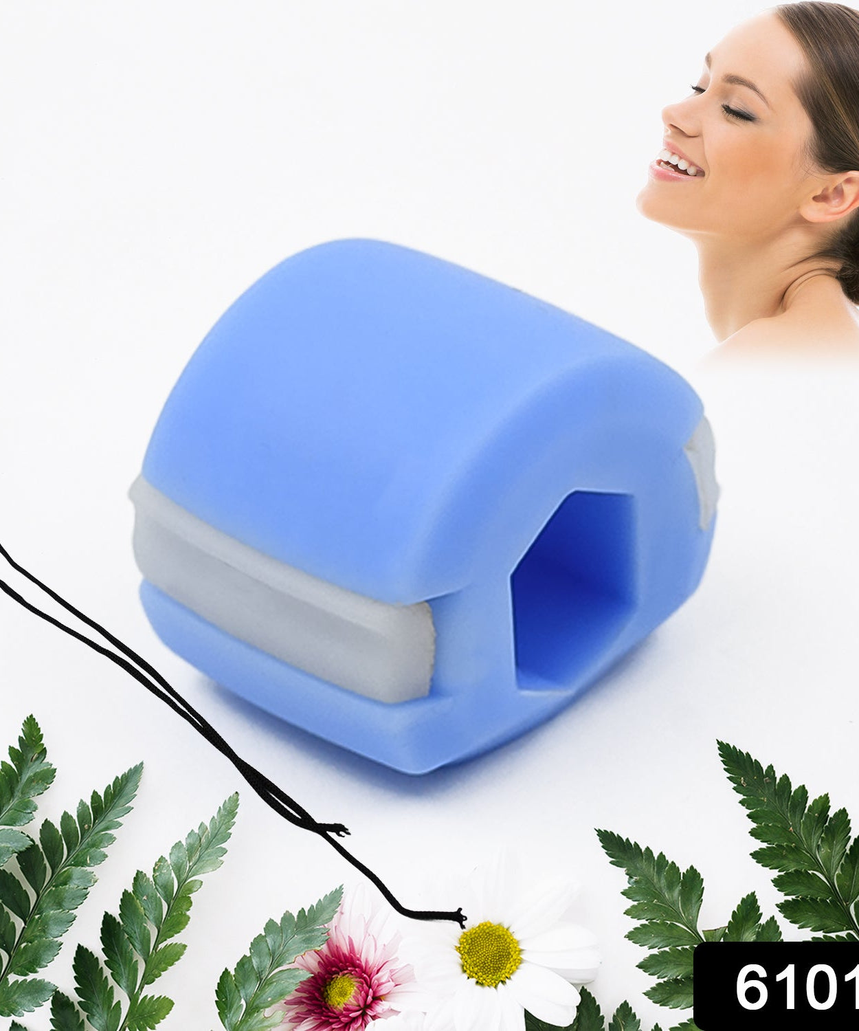 Cn Blue Mouth Exerciser Used To Gain Sharp And Chiselled Mouth Easily And Fast.