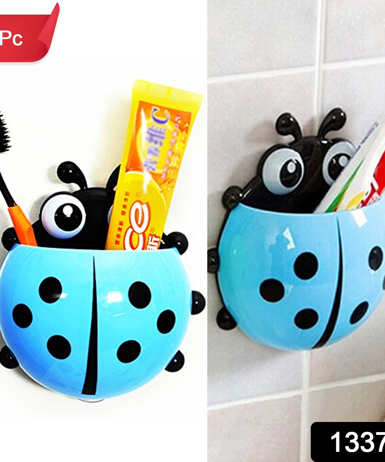 Ladybug Toothbrush Holder (1 Pc)