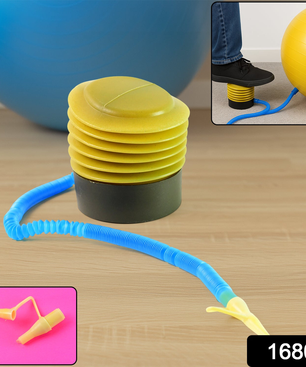 Portable Foot Air Pump with Hose