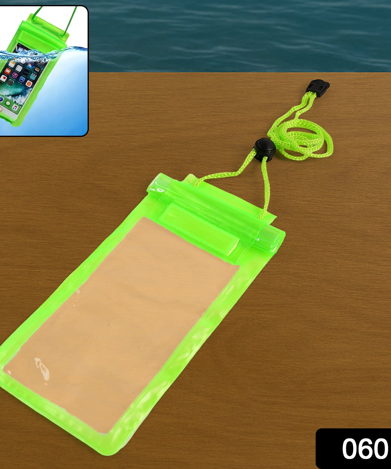 Waterproof Mobile Pouch (6.2 inch , Random Colour)