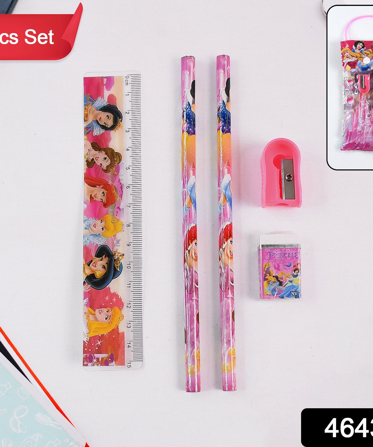 Fun & Functional! 5-in-1 Cartoon Pencil Set for School & Play (5 Pc)