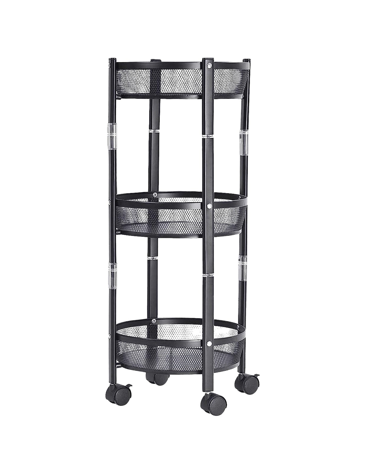 Stylish Metal Storage Trolley