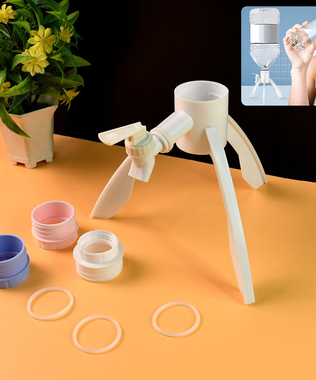 Universal Plastic Drinking Water Dispenser Stand Set