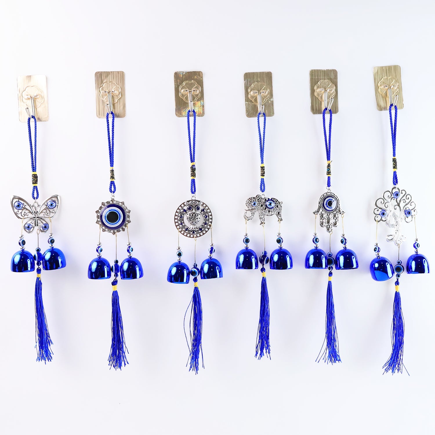 Metal Evil Eye Wind Chime Bells (Mix Design / 1 Pc)