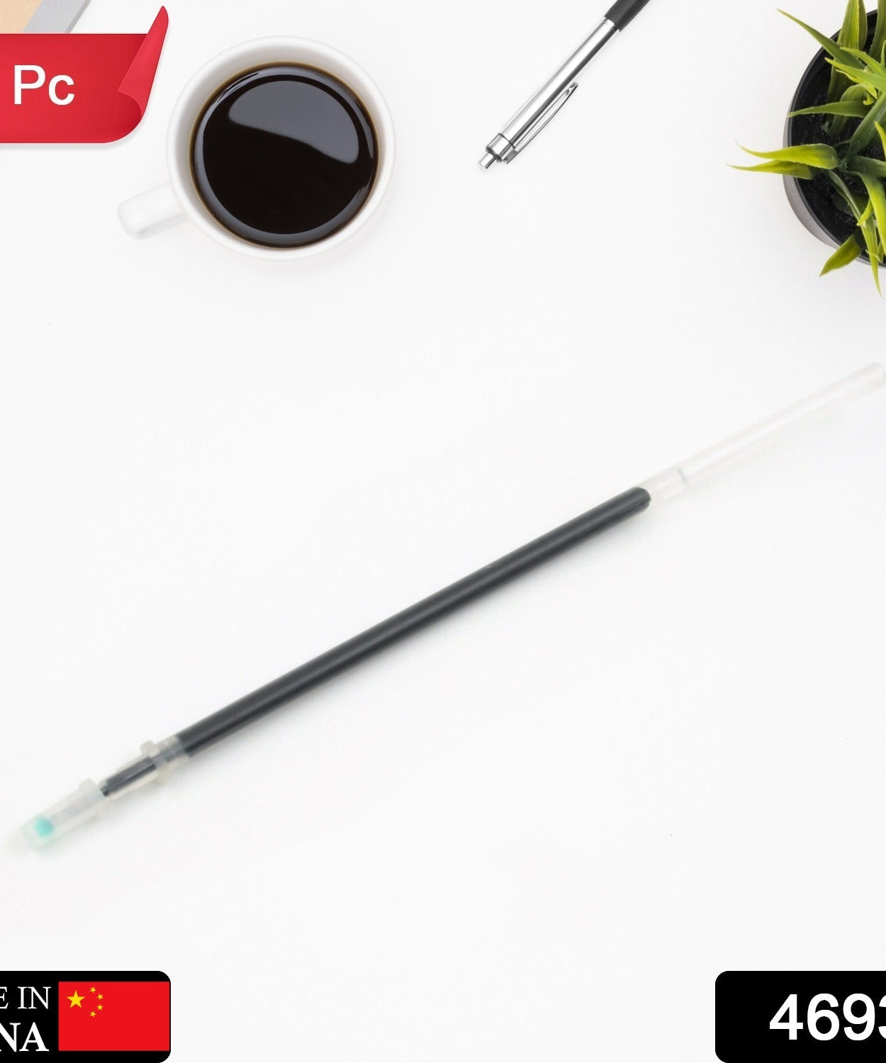 Black Pen Refill All Round Ball Pen Refill Smooth Writing Pen Refill all Pen Suitable (1 Pc)